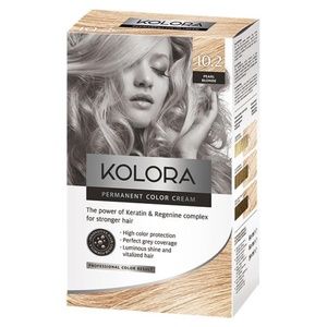 Kolora, Permanent Hair Color, 10.2 Pearl Blonde/2pack